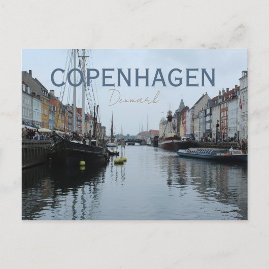 Kopenhagen Denemarken Reizen Briefkaart (Voorkant)