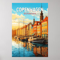 Kopenhagen Denemarken Reizen Kunst Vintage