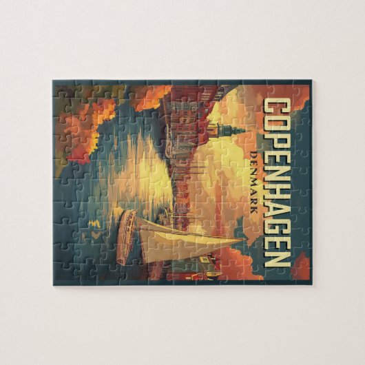  Kopenhagen Denemarken Reizen Legpuzzel (Horizontaal)