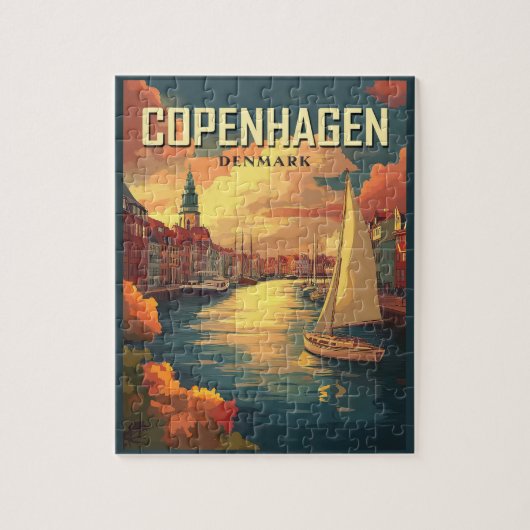  Kopenhagen Denemarken Reizen Legpuzzel (Verticaal)