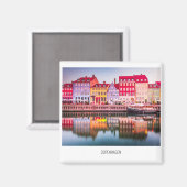 Kopenhagen, Denemarken reizen Magneet (Voorkant / Achterkant)