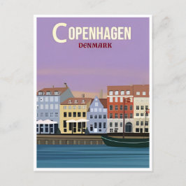 Kopenhagen Denemarken Reizen  stad Europa Briefkaart