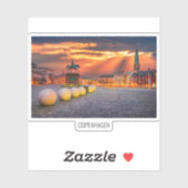 Kopenhagen, Denemarken reizen Sticker (Vel)