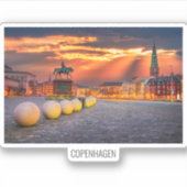 Kopenhagen, Denemarken reizen Sticker (Voorkant)