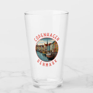 Kopenhagen Denemarken Retro Noodcirkel Glas
