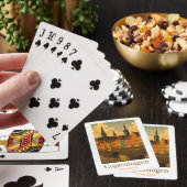 Kopenhagen Denemarken Retro Reizen Pokerkaarten (Insitu)