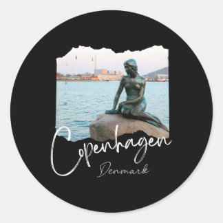 Kopenhagen Denemarken Ronde Sticker
