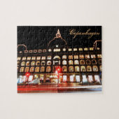 Kopenhagen, Denemarken 's nachts Legpuzzel (Horizontaal)