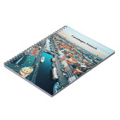 Kopenhagen, Denemarken schilderachtig foto Notitieboek (Linkerzijde)