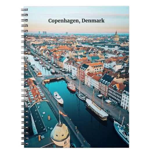 Kopenhagen, Denemarken schilderachtig foto Notitieboek (Voorkant)