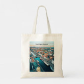 Kopenhagen, Denemarken schilderachtig foto Tote Bag (Achterkant)