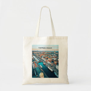 Kopenhagen, Denemarken schilderachtig foto Tote Bag