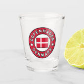 Kopenhagen Denemarken Shot Glas (Voorkant)