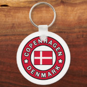 Kopenhagen Denemarken sleutelhanger (Voorkant)