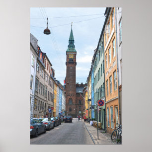 Kopenhagen, Denemarken, Stadhuis Poster