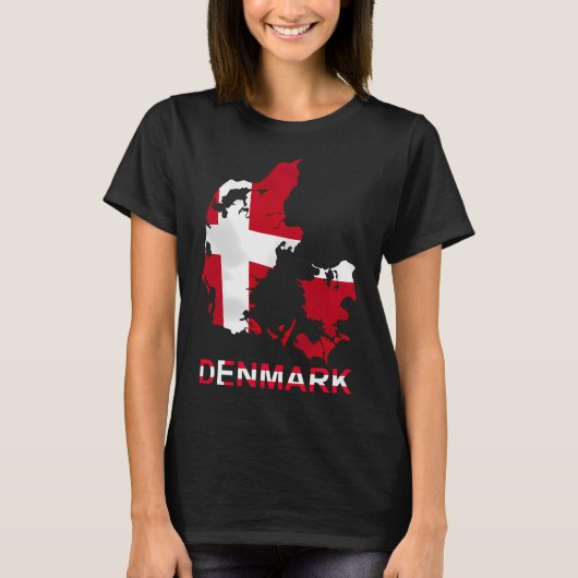 Kopenhagen Denemarken T-shirt (Voorkant)