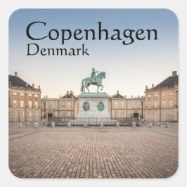 Kopenhagen Denemarken Vierkante Sticker