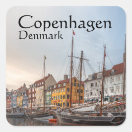 Kopenhagen Denemarken Vierkante Sticker