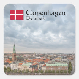 Kopenhagen Denemarken Vierkante Sticker