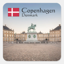 Kopenhagen Denemarken Vierkante Sticker