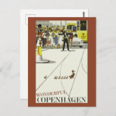  Kopenhagen Denemarken vrachtwagens reizen Briefkaart (Voorkant / Achterkant)