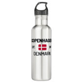 Kopenhagen, DENEMARKEN Waterfles (Voorkant)