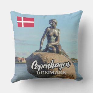Kopenhagen Denemarken Zeemeermin Buitenkussen
