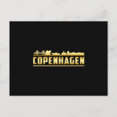 Kopenhagen Denmark City Skyline Cityscape Gift Briefkaart (Voorkant)