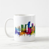 Kopenhagen Denmark Skyline Koffiemok (Links)