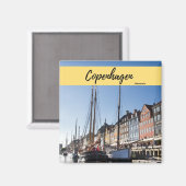 Kopenhagen Denmark Souvenir Magnet (Voorkant / Achterkant)