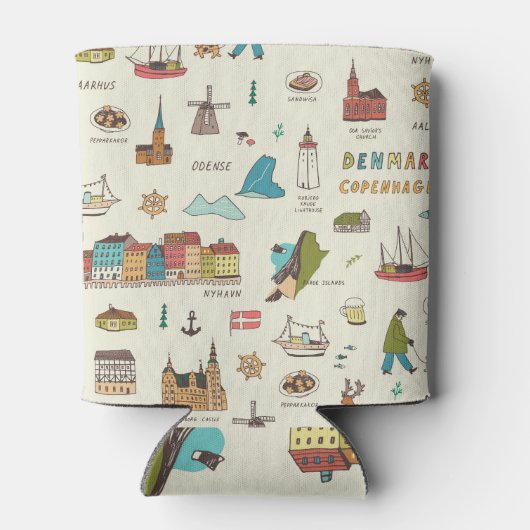 Kopenhagen Doodles, Denemarken . Blikjeskoeler (Achterkant)