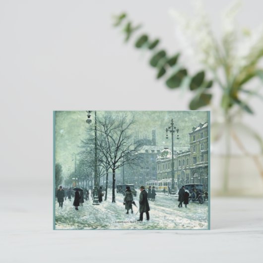 Kopenhagen door Paul Fischer Briefkaart (Staand voorkant)