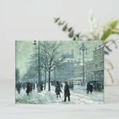 Kopenhagen door Paul Fischer Kaart (Staand voorkant)