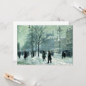 Kopenhagen door Paul Fischer Kaart (Voorkant / Achterkant in situ)