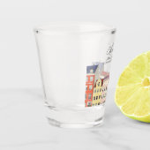 Kopenhagen foto bruiloft gunst gejuich shot glas (Links)