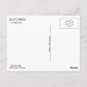 Kopenhagen Harbour en The Little Mermaid met tekst Briefkaart (Achterkant)