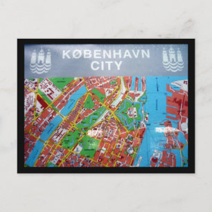 kopenhagen - kaart