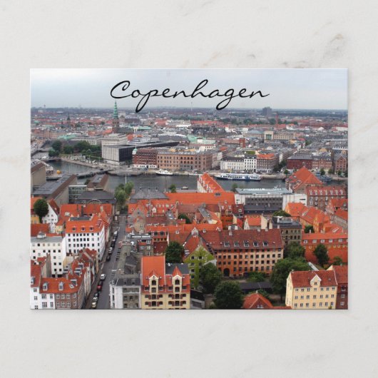 kopenhagen - kanaal briefkaart (Voorkant)