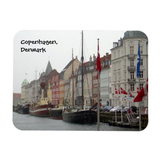 Kopenhagen Kanaal (Nyhavn) Magneet (Horizontaal)