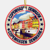 Kopenhagen Keramisch Ornament (Voorkant)