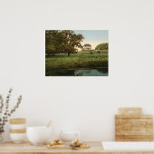 Kopenhagen - Klampenborg Hermitage met Park Poster (Keuken)