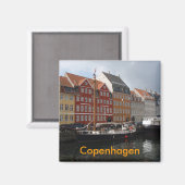 Kopenhagen koelkastmagneet magneet (Voorkant / Achterkant)