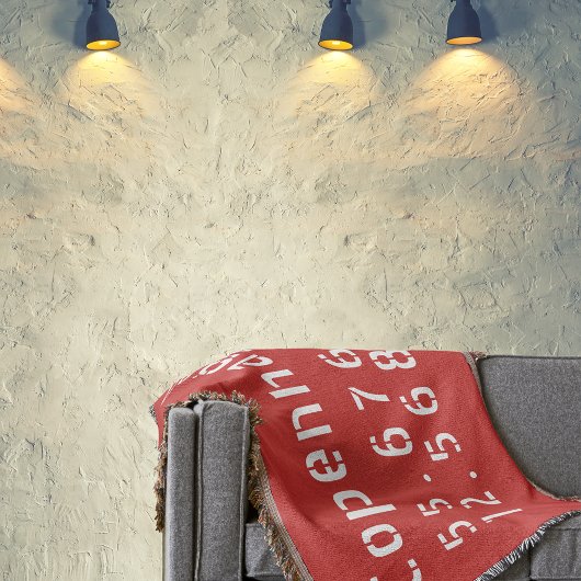 Kopenhagen Latitude Lengtegraad Deken