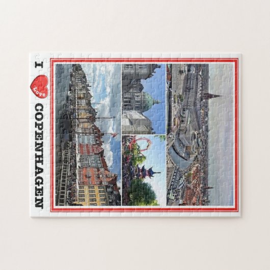 Kopenhagen - legpuzzel (Horizontaal)