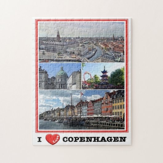 Kopenhagen - legpuzzel (Verticaal)