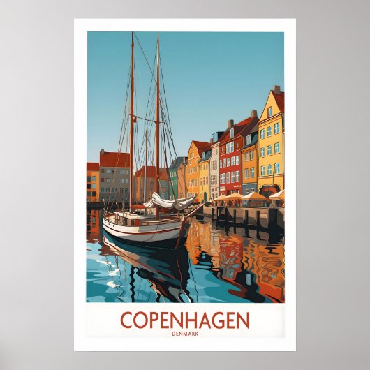 Kopenhagen Muurkunst 1 Poster (Voorkant)