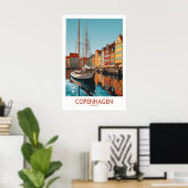 Kopenhagen Muurkunst 1 Poster (Thuiskantoor)