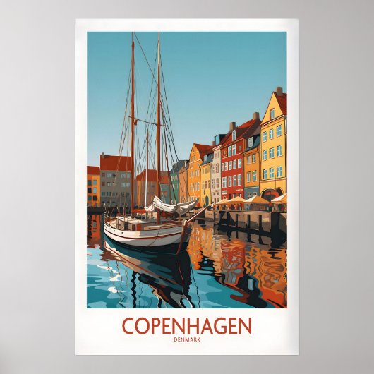Kopenhagen Muurkunst Poster (Voorkant)