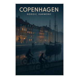 KOPENHAGEN — NORDISCHE HARMONIE PERFECT POSTER