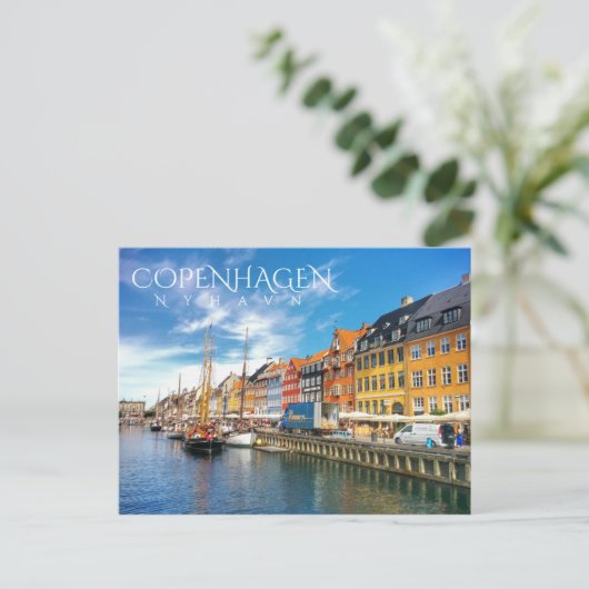 Kopenhagen, Nyhavn Briefkaart (Staand voorkant)